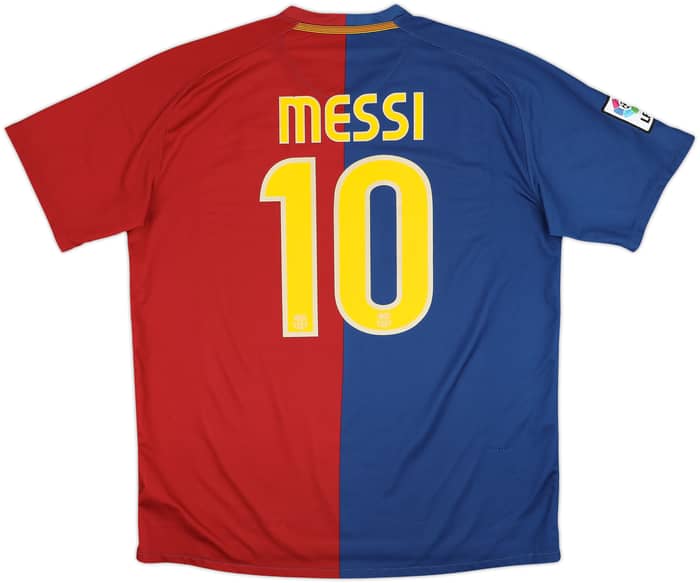2008-09 Barcelona Home Shirt Messi #10 - 6/10 - (XL)
