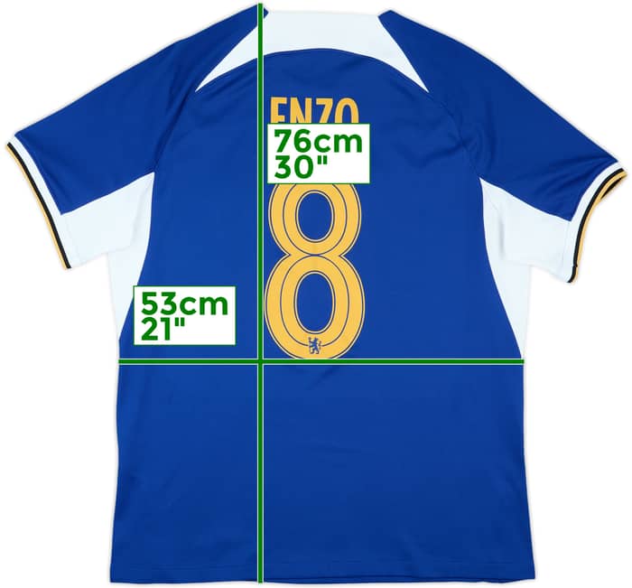 2023-24 Chelsea Home Shirt Enzo #8 - 9/10 - (L)