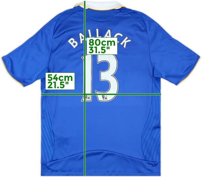 2008-09 Chelsea Home Shirt Ballack #13 - 6/10 - (L)