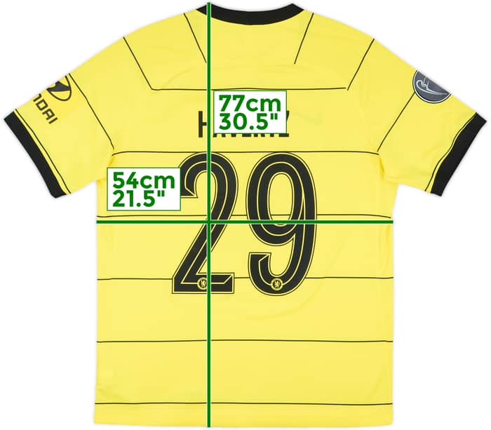 2021-22 Chelsea Away Shirt Havertz #29 - 9/10 - (L)