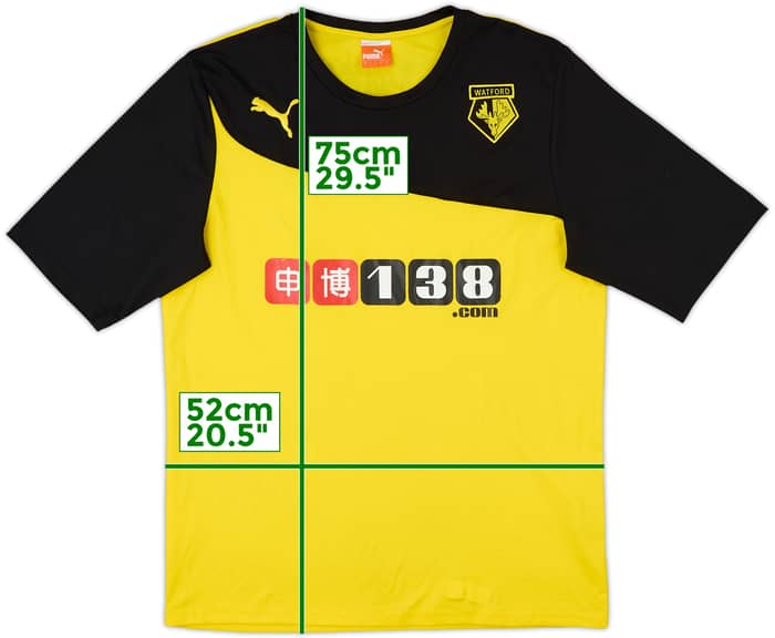 2013-14 Watford Home Shirt - 6/10 - (L)