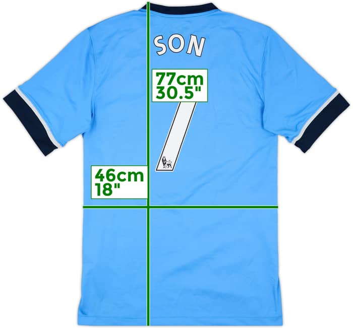 2015-16 Tottenham Away Shirt Son #7 - 9/10 - (M)