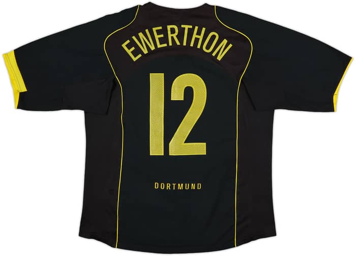 2004-05 Borussia Dortmund Away Shirt Ewerthon #12 - 6/10 - (XL)