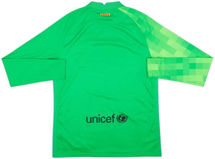2021-22 Barcelona GK Shirt - 10/10 - (M)