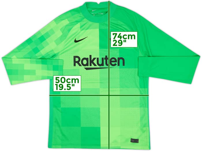 2021-22 Barcelona GK Shirt - 10/10 - (M)