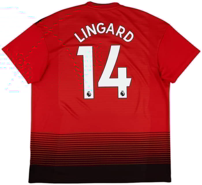 2018-19 Manchester United Home Shirt Lingard #14 - 10/10 - (XL)