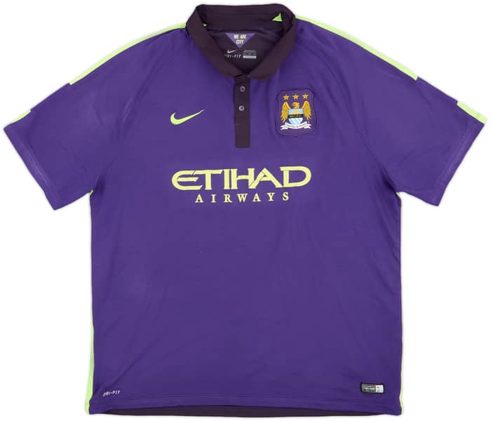 2014-15 Manchester City Third Shirt Silva #21 - 8/10 - (3XL)