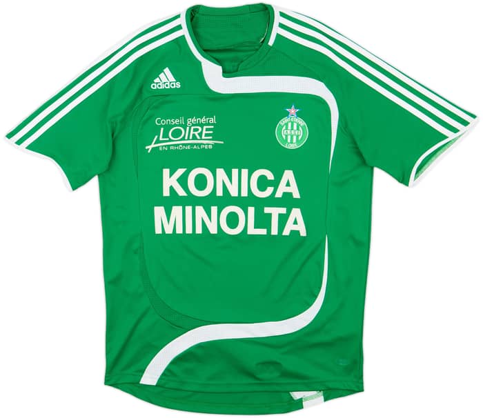 2007-08 Saint Etienne Home Shirt Perrin #24 - 9/10 - (S)