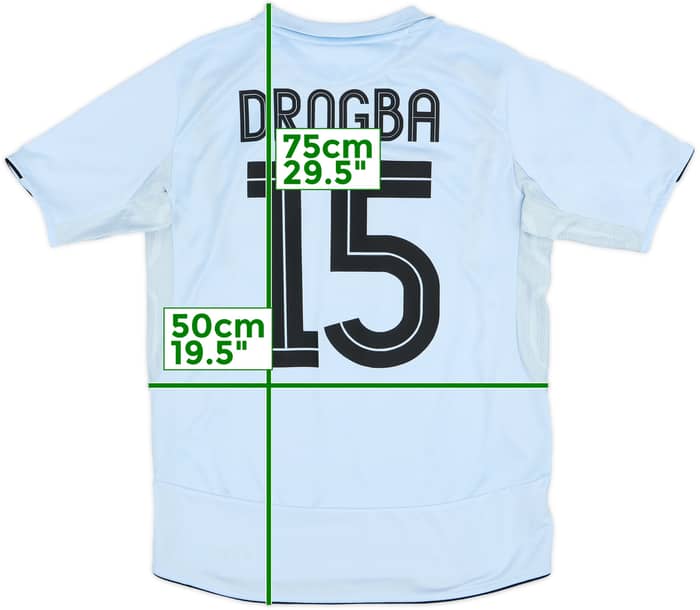 2005-06 Chelsea Away Shirt Drogba #15 - 6/10 - (M)