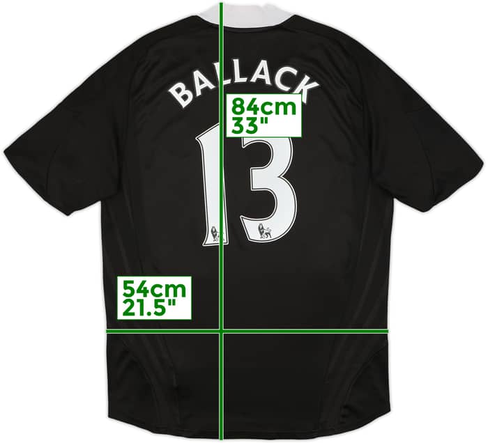 2008-09 Chelsea Away Shirt Ballack #13 - 7/10 - (L)