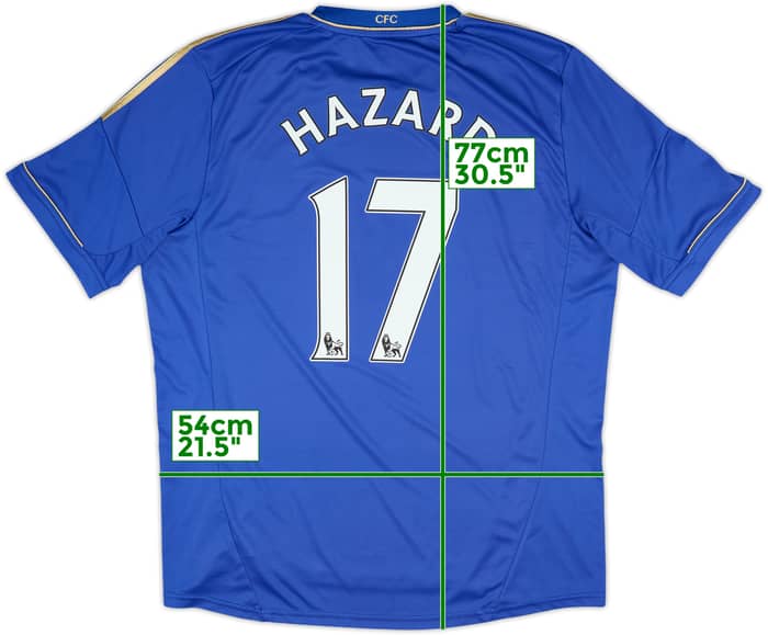 2012-13 Chelsea Home Shirt Hazard #17 - 6/10 - (XL)