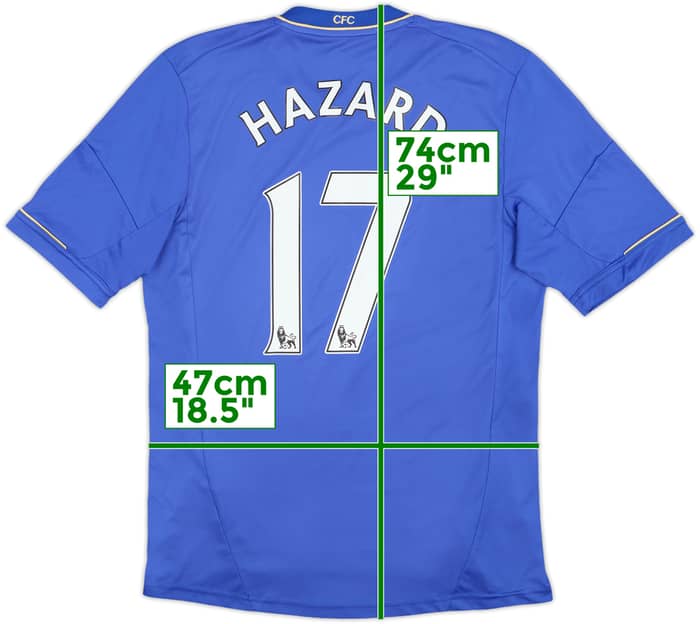 2012-13 Chelsea Home Shirt Hazard #17 - 8/10 - (M)