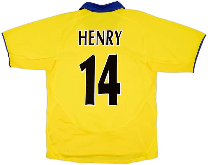 2003-05 Arsenal Away Shirt Henry #14 - 9/10 - (M)