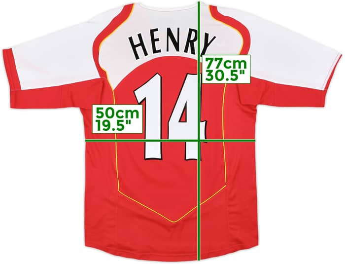 2004-05 Arsenal Home Shirt Henry #14 - 10/10 - (M)