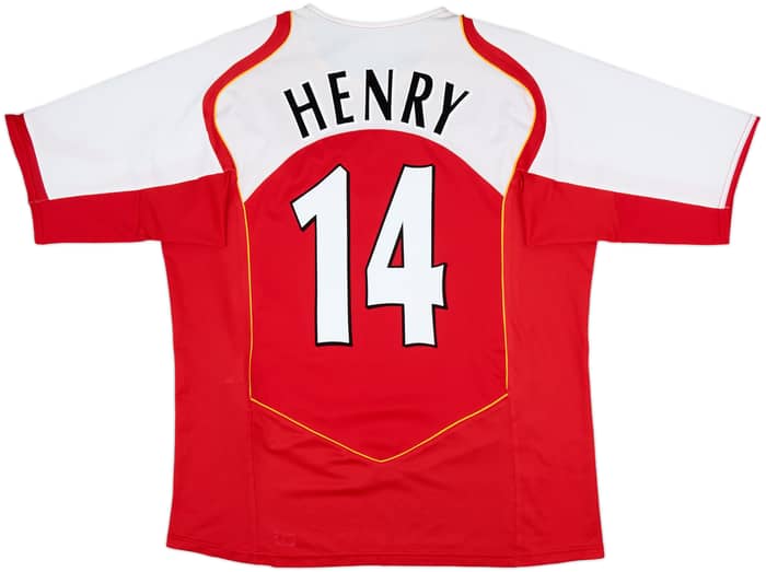 2004-05 Arsenal Home Shirt Henry #14 - 9/10 - (XL)