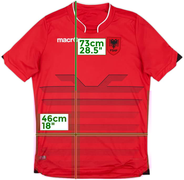 2016 Albania Home Shirt - 8/10 - (M)