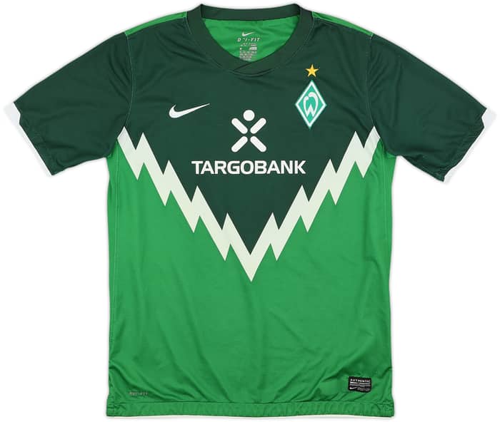 2010-11 Werder Bremen Home Shirt Arnautovic #7 - 6/10 - (XL.Boys)