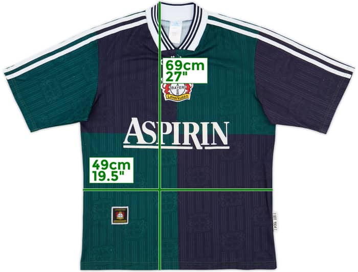 1997-98 Bayer Leverkusen Away Shirt - 7/10 - (XL.Boys)