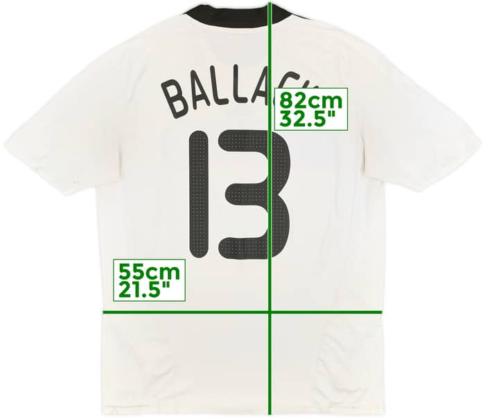 2008-09 Germany Home Shirt Ballack #13 - 5/10 - (XL)