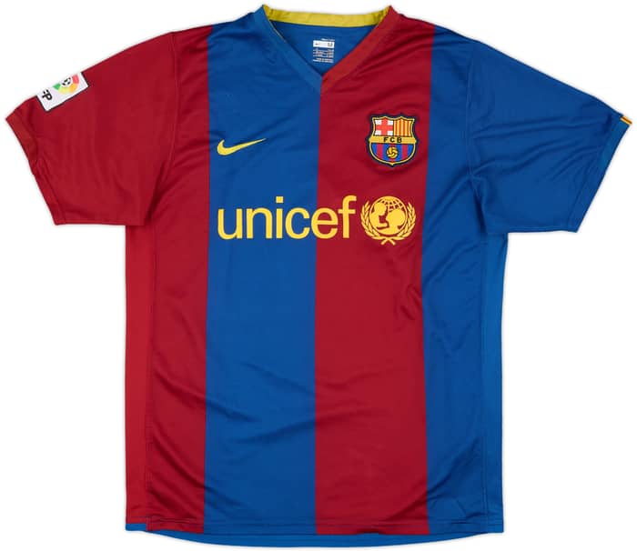 2006-07 Barcelona Home Shirt Ronaldinho #10 - 6/10 - (M)