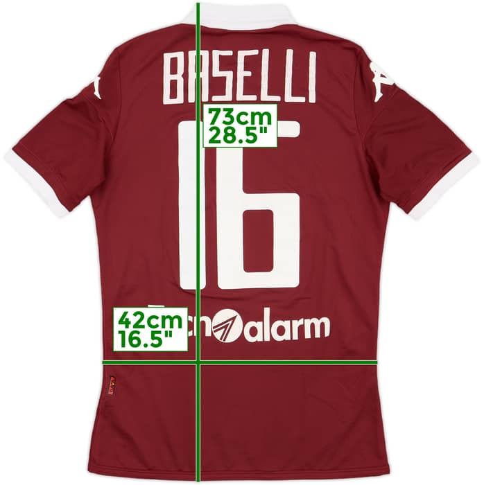 2015-16 Torino Authentic Home Shirt Baselli #16 - 5/10 - (M)