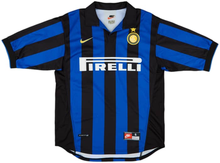 1998-99 Inter Milan Home Shirt Ronaldo #9 - 9/10 - (S)