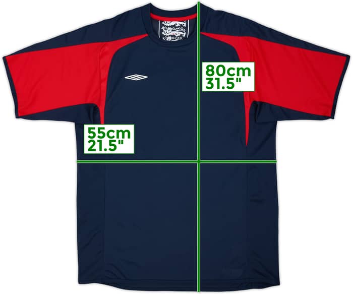 2005-06 England Umbro Training Shirt - 5/10 - (L)