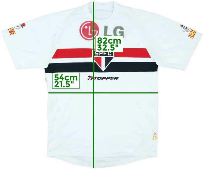 2004 Sao Paulo Home Shirt #10 - 5/10 - (L)