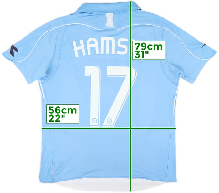 2008-09 Napoli Home Shirt Hamsik #17 - 7/10 - (L)