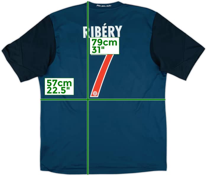 2013-14 Bayern Munich Third Shirt Ribery #7 - 10/10 - (XL)