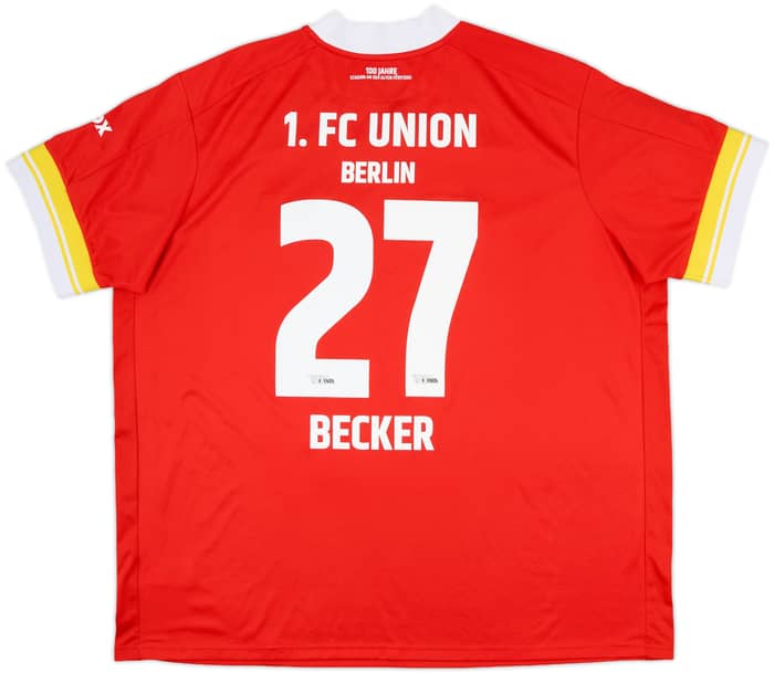 2020-21 Union Berlin Home Shirt Becker #27 - 8/10 - (3XL)