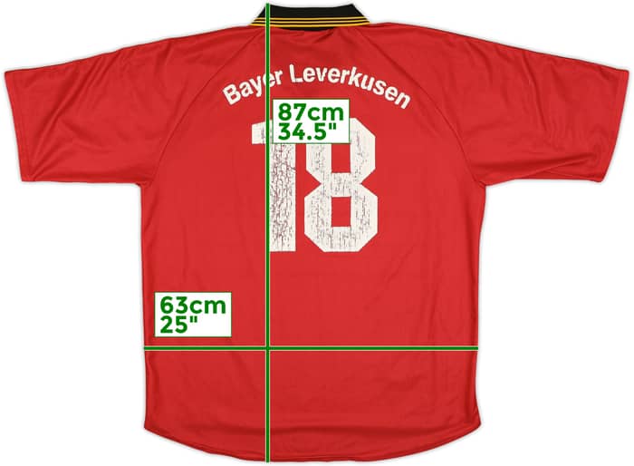 1998-00 Bayer Leverkusen Home Shirt #18 - 6/10 - (XL)