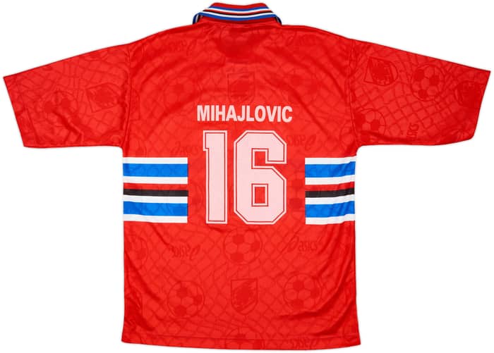 1995-96 Sampdoria Third Shirt Mihajlovic #16 - 8/10 - (XL)