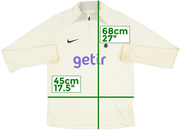 2022-23 Tottenham Nike 1/4 Zip Drill Top - 5/10 - (XL.Boys)