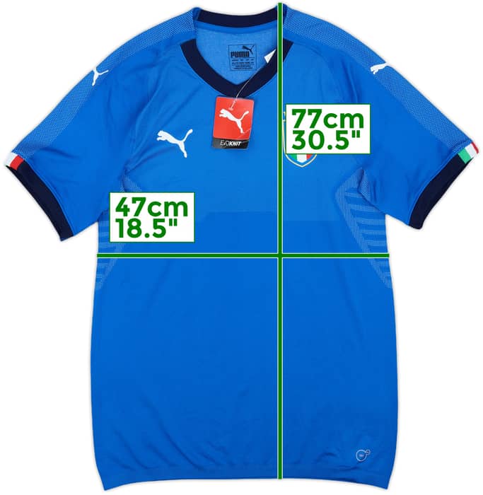 2018-19 Italy Authentic Home Shirt (XXL)
