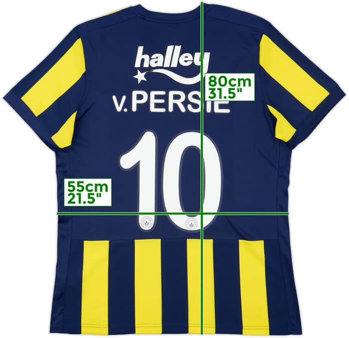 2017-18 Fenerbahce Home Shirt V.Persie #10 - 7/10 - (XL)