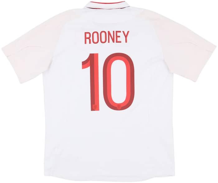 2012-13 England Home Shirt Rooney #10 - 5/10 - (L)