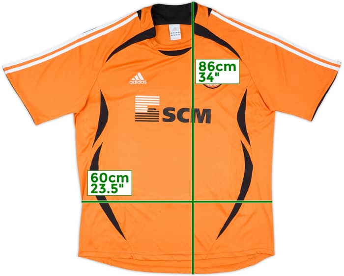2006-07 Shakhtar Donetsk Home Shirt Harabacz #10 - 4/10 - (XXL)