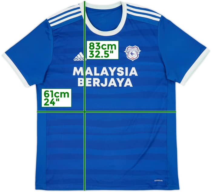 2020-21 Cardiff Home Shirt - 7/10 - (XL)