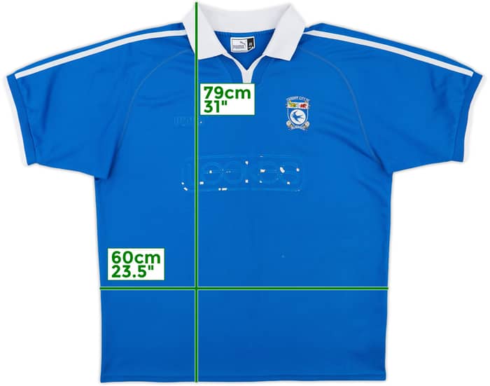 2002-03 Cardiff Home Shirt - 3/10 - (XL)