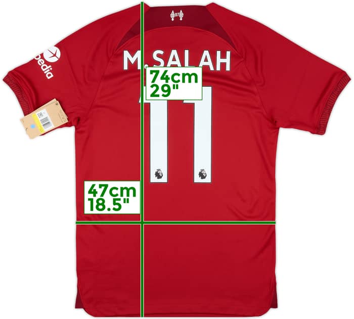 2022-23 Liverpool Home Shirt M.Salah #11 (S)