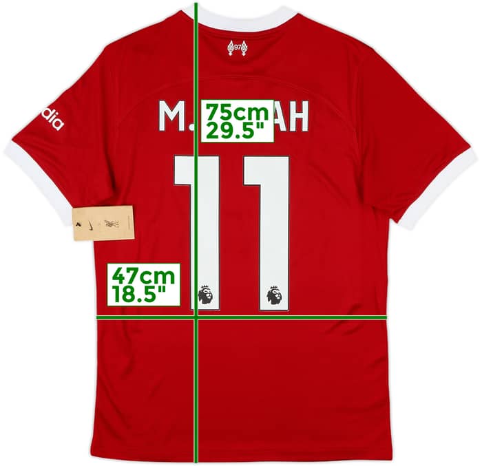 2023-24 Liverpool Home Shirt Salah #11 (S)