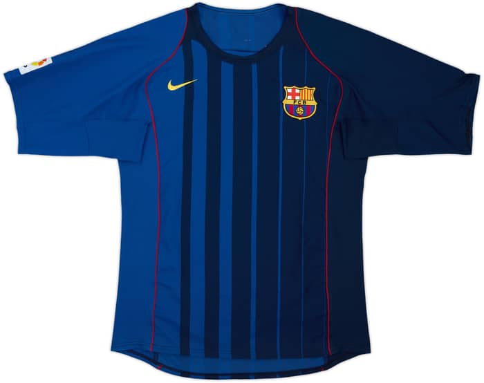 2004-05 Barcelona Away Shirt Ronaldinho #10 - 9/10 - (M)