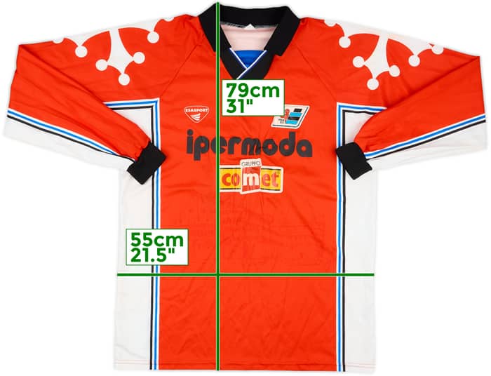1997-98 Pisa Match Issue Away L/S Shirt #4