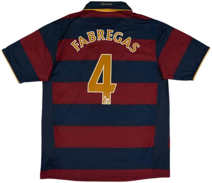 2007-08 Arsenal Third Shirt Fabregas #4 - 7/10 - (L)