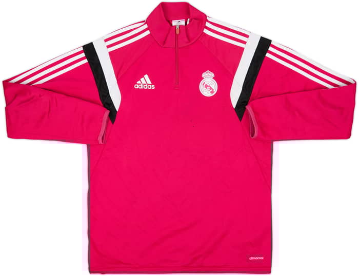 2014-15 Real Madrid adidas 1/4 Zip Drill Top - 5/10 - (M)
