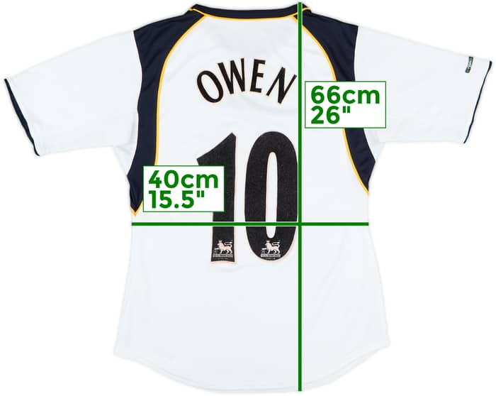 2001-03 Liverpool Away Shirt Owen #10 - 6/10 - (L.Boys)