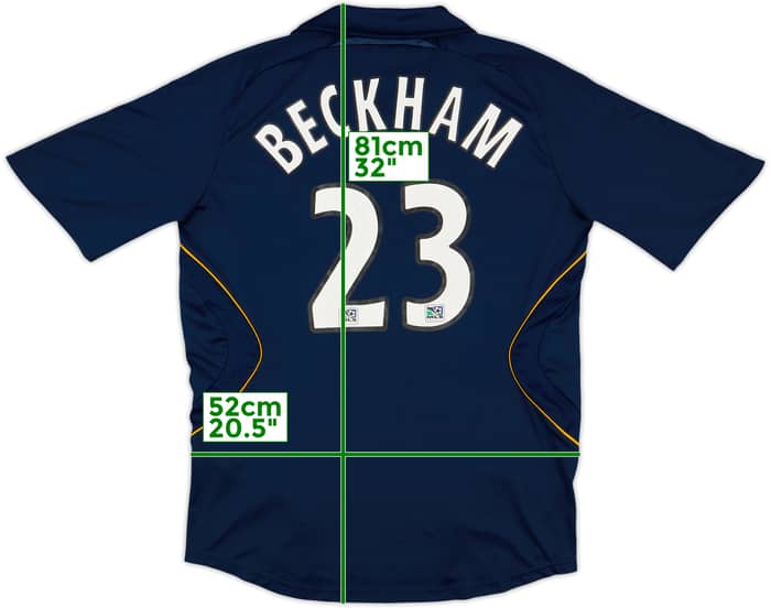 2007-08 LA Galaxy Away Shirt Beckham #23 - 7/10 - (M)