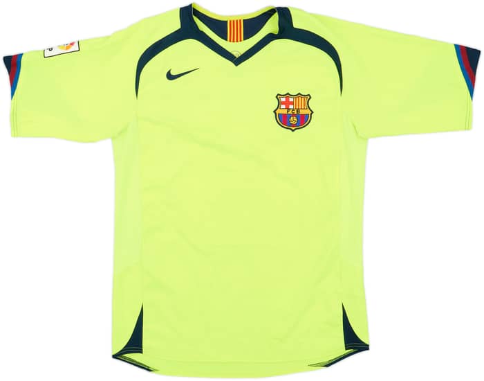 2005-06 Barcelona Away Shirt Ronaldinho #10 - 8/10 - (S)