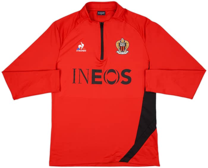 2023-24 Nice Le Coq Sportif 1/4 Zip Drill Top - 8/10 - (M)
